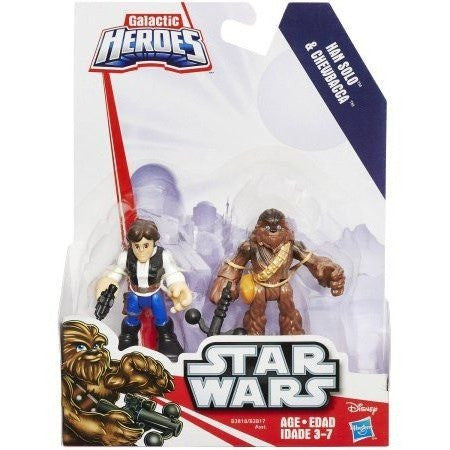 Playskool Heroes Star Wars Galactic Heroes, Han Solo and Chewbacca