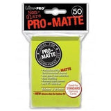Bright Yellow Ultra-Pro Standard Pro-Matte Sleeves, 50 count Uncanny!