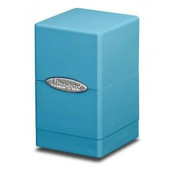 Light Blue Ultra-Pro Satin Tower Deck Box Uncanny!