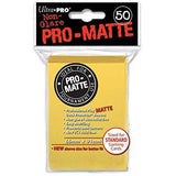 Yellow Ultra-Pro Standard Pro-Matte Sleeves, 50 count Uncanny!