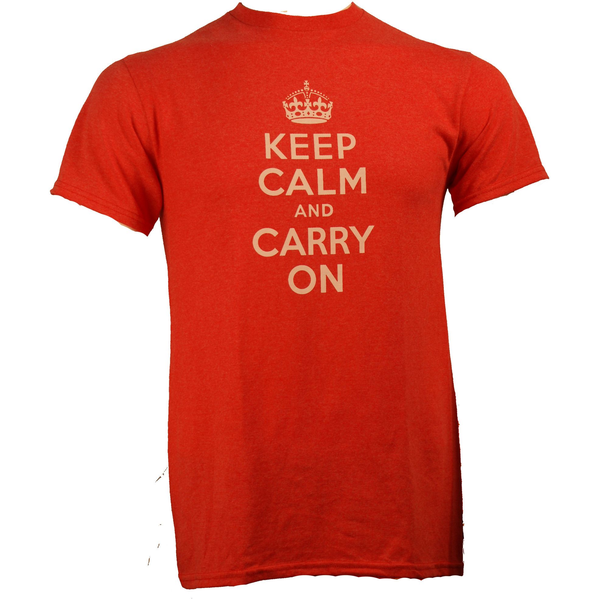  Keep Calm and Carry on Red Shirt Uncanny!