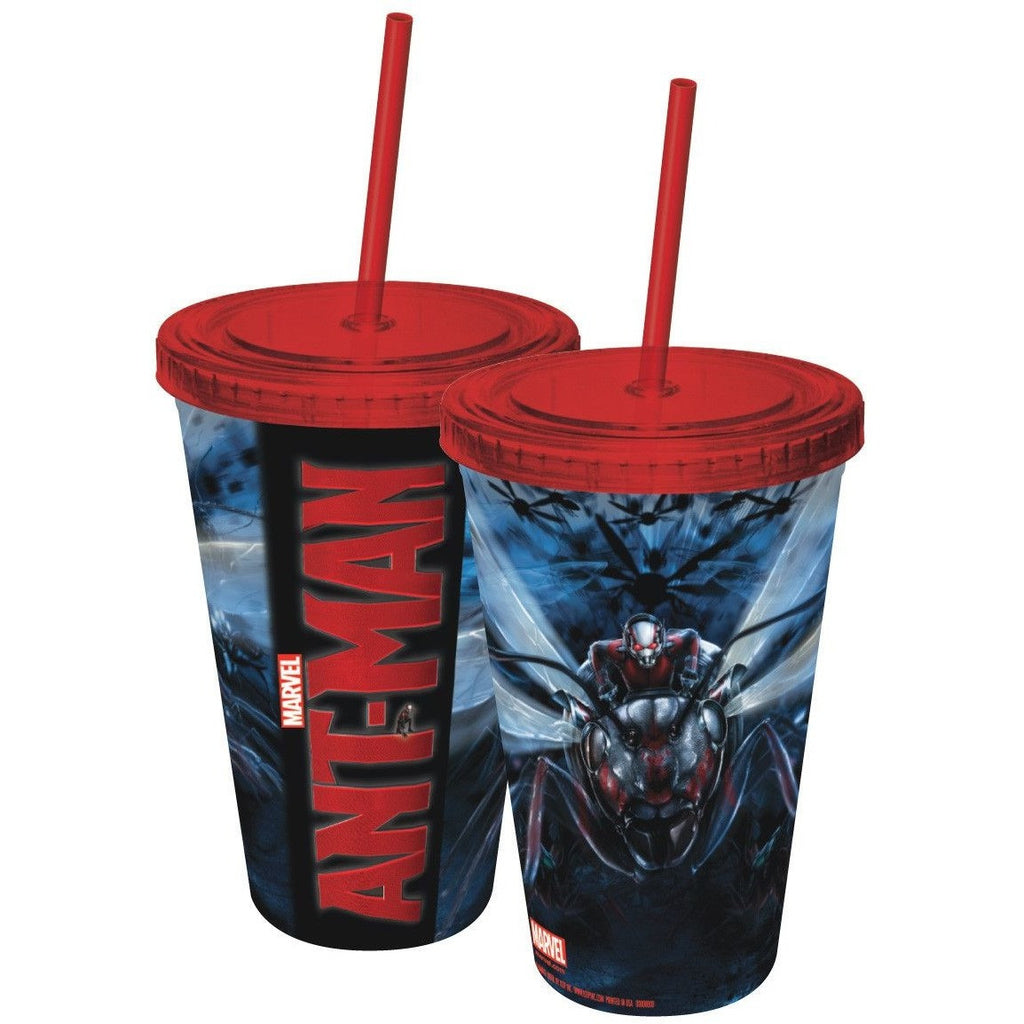 Ant-Man Plastic Travel Cup with Straw