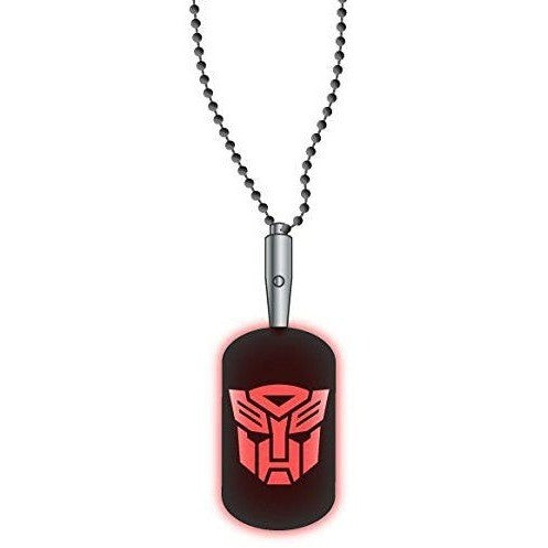 Transformers Autobots Led Dog Tag Necklace