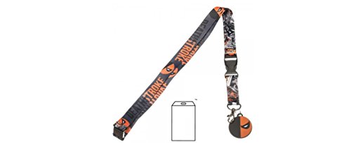 Justice League Deathstroke Lanyard with Charm and ID Badge Holder