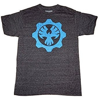 Gears of War 4 Fenix COG Mens Charcoal Tri-Blend T-shirt