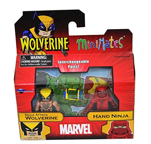 Marvel Minimates Series 72 Ninja Attack Wolverine & Hand Ninja 2-Pack