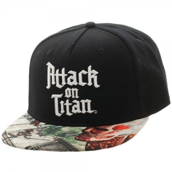  Attack on Titan Sublimated Bill Snapback Hat Uncanny!