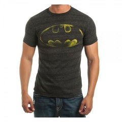  Batman Faded Logo Charcoal Shirt Uncanny!