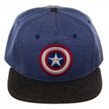 Captain America Two Tone Blue and Gray Snapback