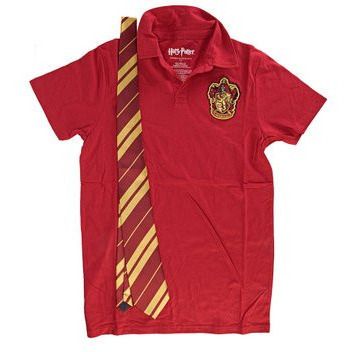 Gryffindor Red Polo w/ Tie