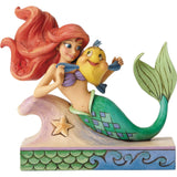  Ariel and Flounder Statue Uncanny!