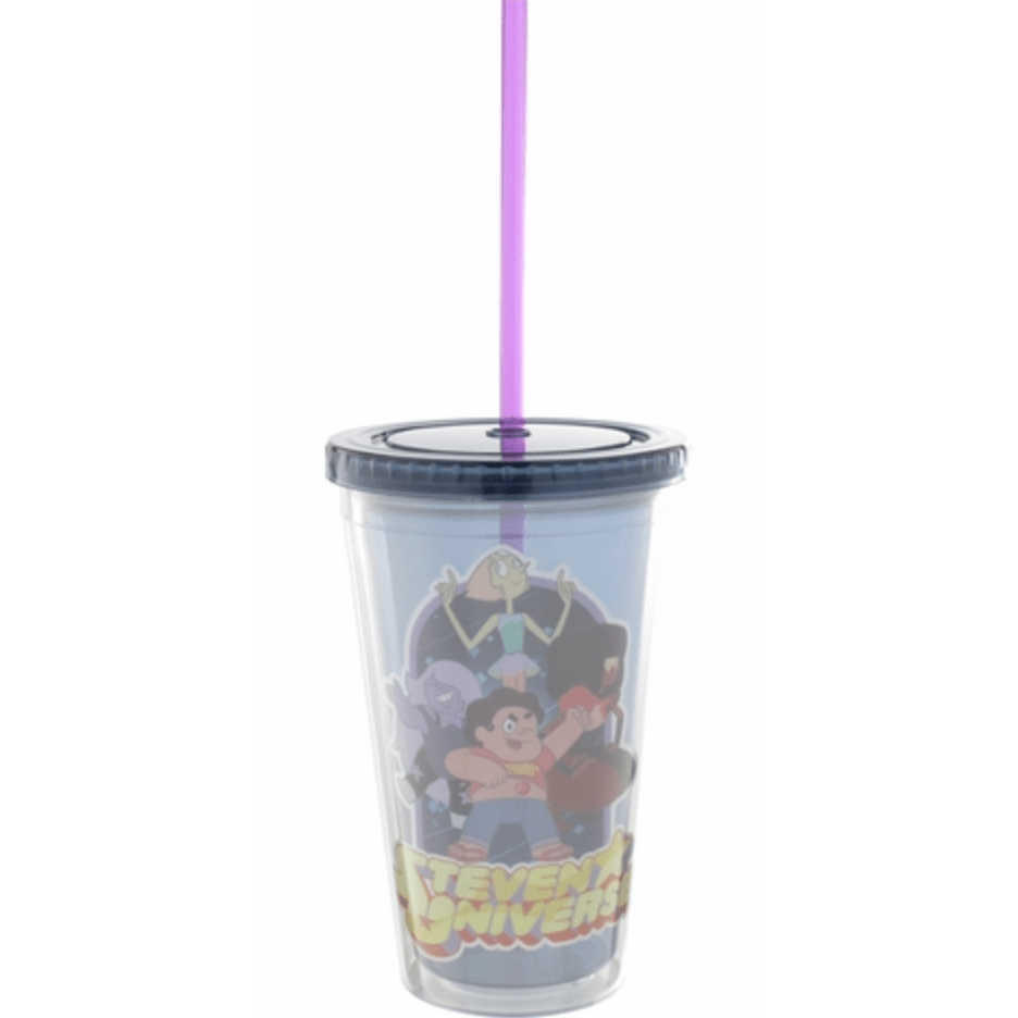  Steven Universe Group Plastic Travel Cup with Straw Uncanny!