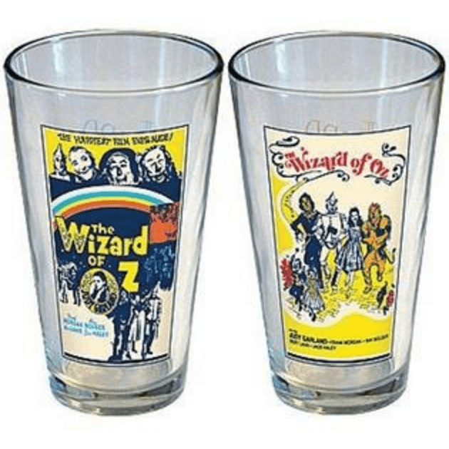  Wizard of Oz Movie Posters Pint Glass Set Uncanny!