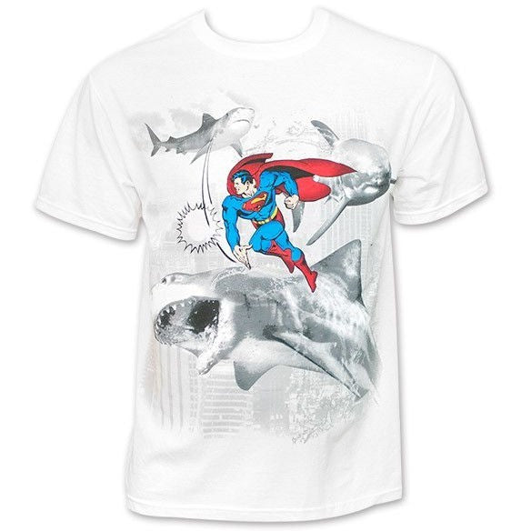 Superman Shark Slap Shirt