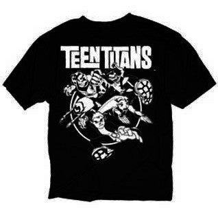 Teen Titans Black & White Shirt