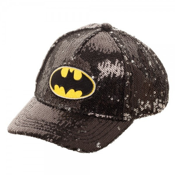 Batman Sequined Youth Snapback Hat