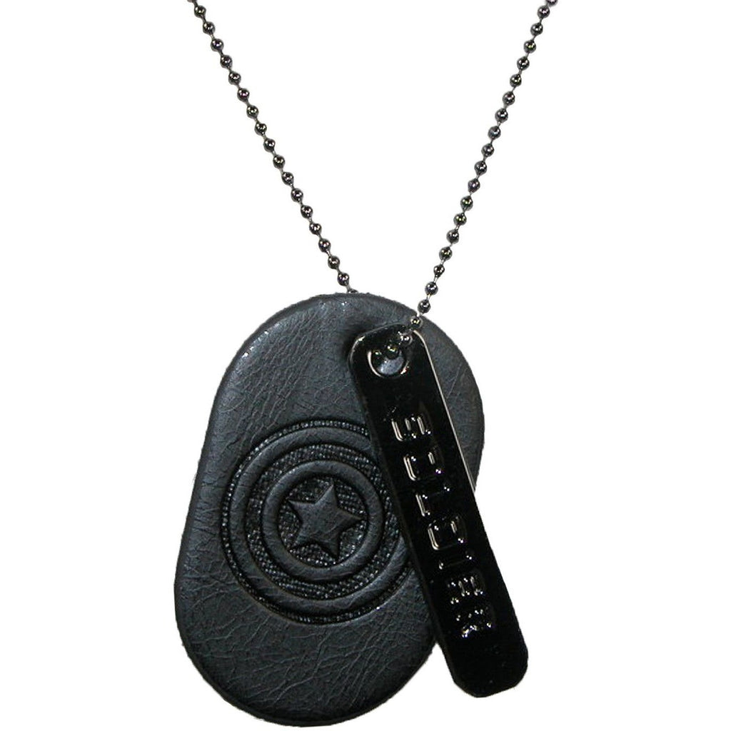 Captain America Dog Tag Necklace