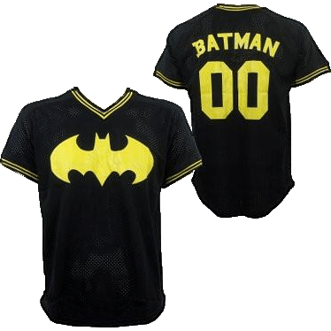 Batman baseball jersey