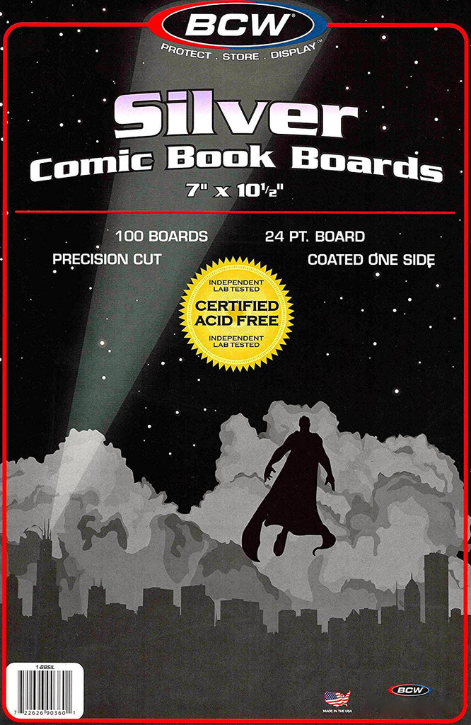 Silver Age Comic Storage Boards (100 Count)