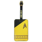 Yellow Star Trek Uniform Luggage Tag Uncanny!